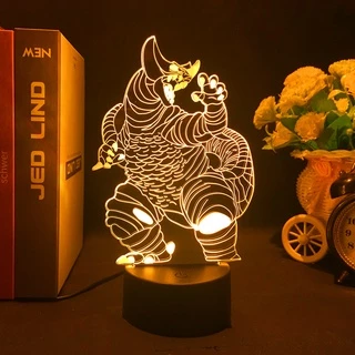 Ultraman Geed Skull Gomora Anime Manga 3D Luz Noturna Para Decoração De Quarto Fofo Aniversário Lâmpada LED Kid Lovely Present