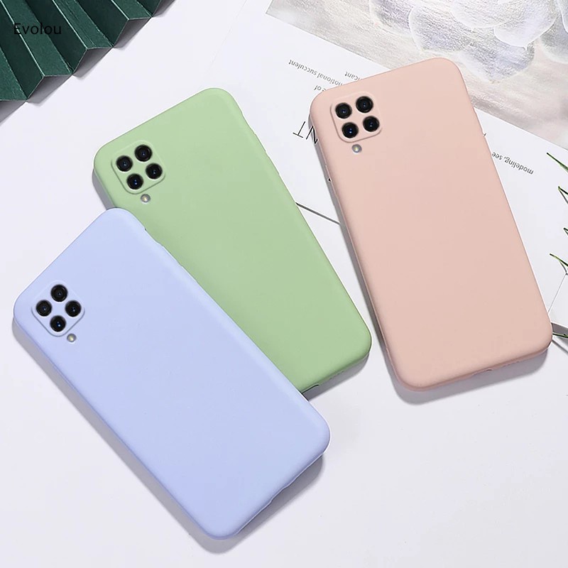 Liquid Silicone Case Samsung Galaxy A22 M22 A03s M32 F22 A12 M12 F12 5g 4g Soft Flocking Phone 8188