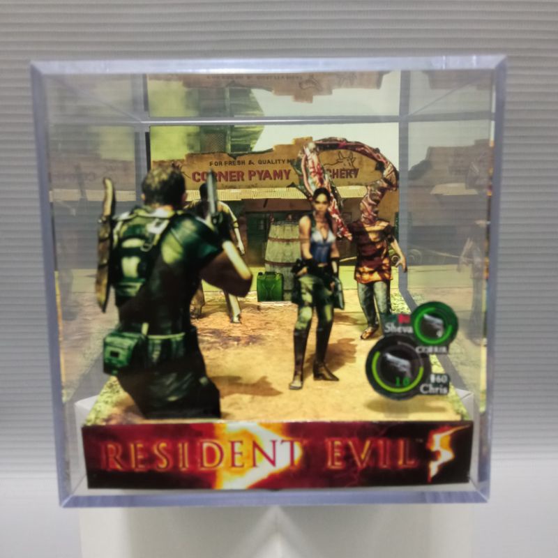 Cubo Diorama Resident Evil 5
