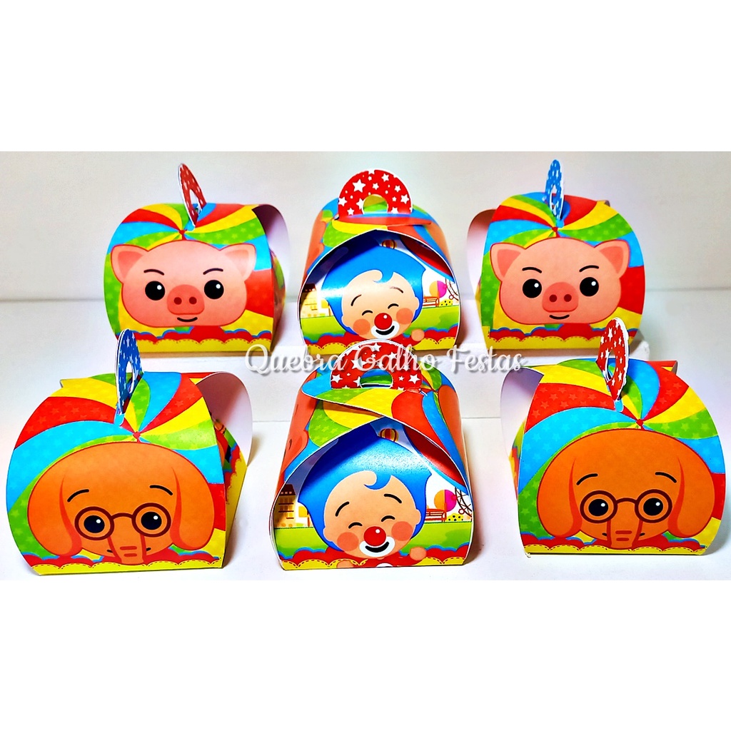 Palhaço Plim Plim Um Heroi Do Coração Lembrancinhas Caixa Bom Bom (Bem Casado) Pct 20 unid