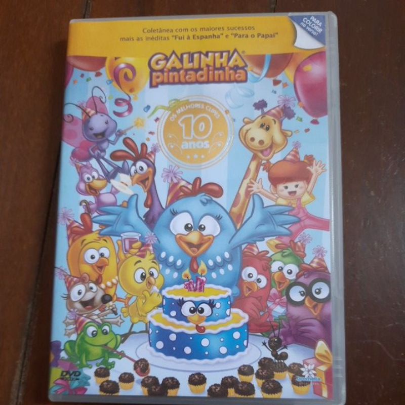 DVD Galinha Pintadinha - 10 anos | Shopee Brasil