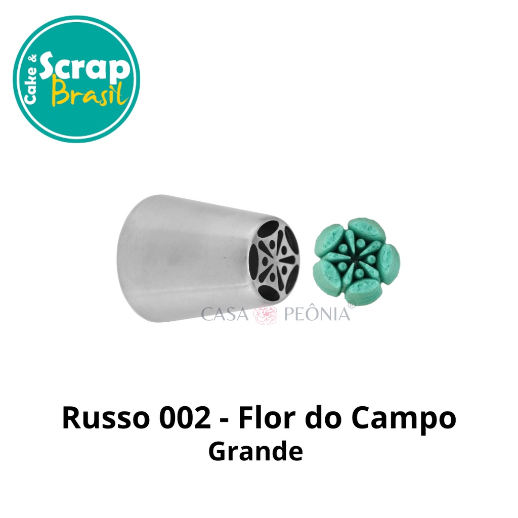 Bico Russo Grande Flor do Campo 002 - Cake Brasil