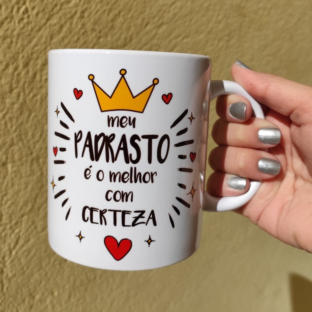 Caneca de Cerâmica Personalizada Dia dos Pais 