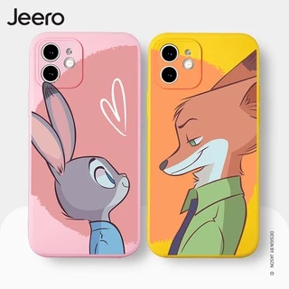 Capa De Celular JEERO Luxo Silicone Casal Cartoon Anime Fofa Personalizada Anti Impacto Capinha Compatível Para iPhone 14 13 12 11 Pro Max X XS XR HFE248