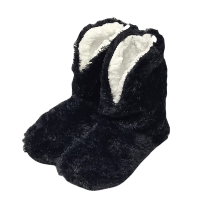 Pantufa Bota Adulto Feminina Antiderrapante Com Pelo Dentro Bem Quente