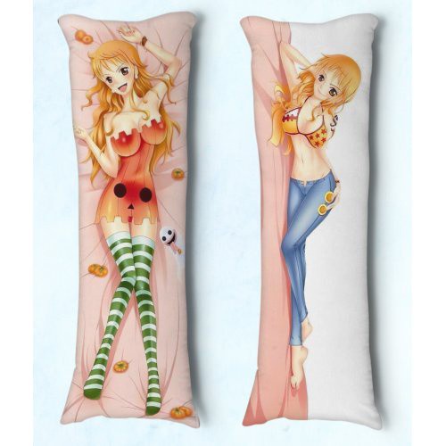 Travesseiro De Abraçar Body Pillow Dakimakura Tam 90x30 Anime One Piece Nami 03 Shopee Brasil 2328