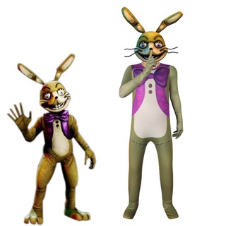 Crianças trajes de halloween anime sundrop fnaf sol palhaço