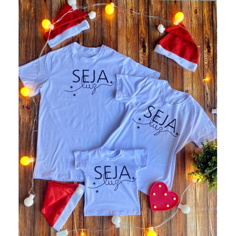 Blusa pai hot sale mae e filho