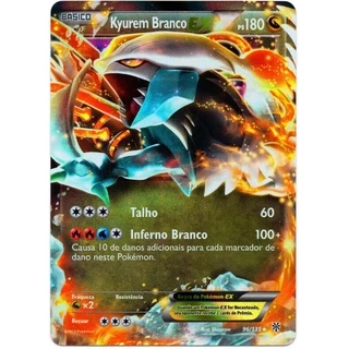 Carta Pokemon Kyurem EX Português 96/135 Card Original Copag Tempestade Plasma
