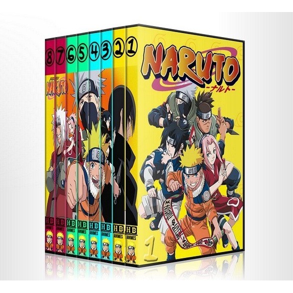 Coleção de DVDS Naruto Classico e Naruto Shippuden + Filmes e Ovas