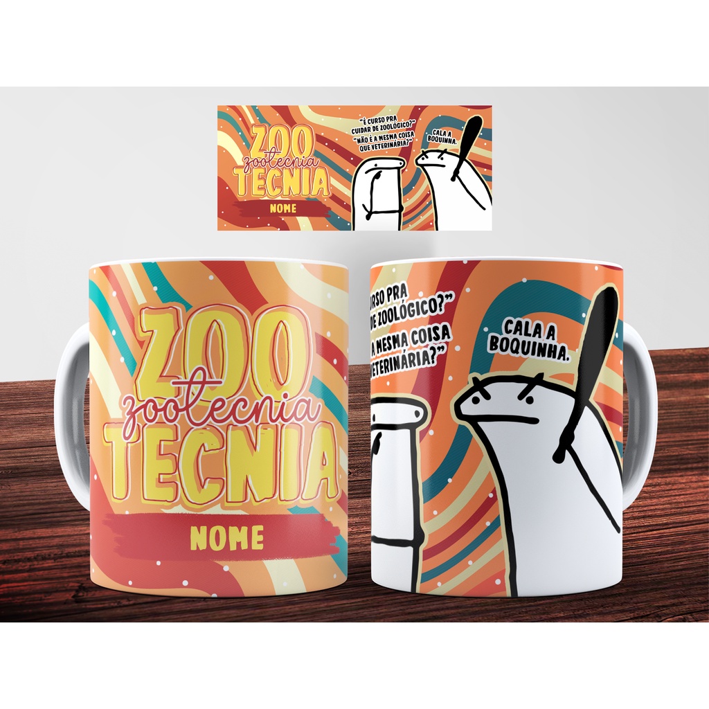 Caneca Personalizada De Zootecnia Flork