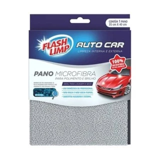 Pano de Microfibra Automotivo - Polimento e Brilho Flashlimp