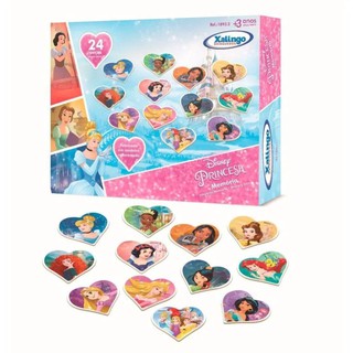 Jogo Da Memória Princesas Disney 24 Peças Infantil Xalingo