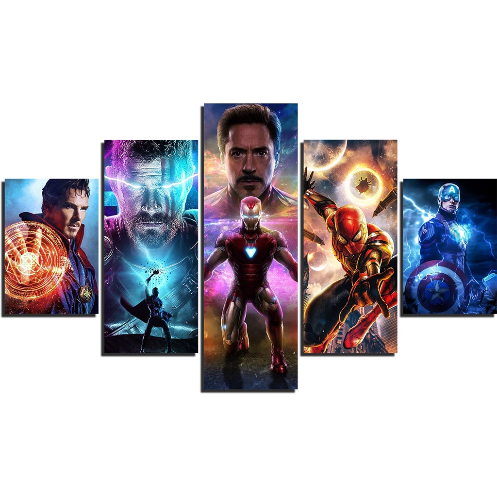 Quadros decorativos super heróis filme vingadores