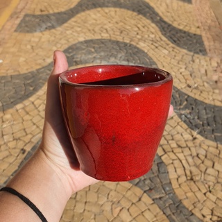 Vaso Cachepot de Cerâmica Pequeno 10x9 Colorido p/ Decoração