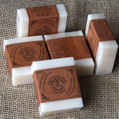 Sabão de Banho Natural de Óleo de Coco | Shopee Brasil