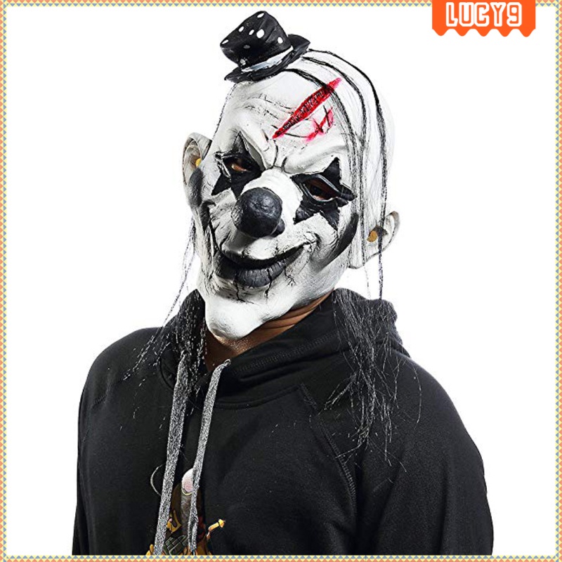 Máscara de Látex Palhaço Assustador Halloween Festa Carnaval