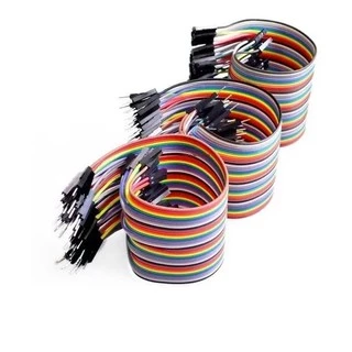 Kit Cabo Jumper Mxm + Mxf + Fxf 120 Unidades 20cm Arduino