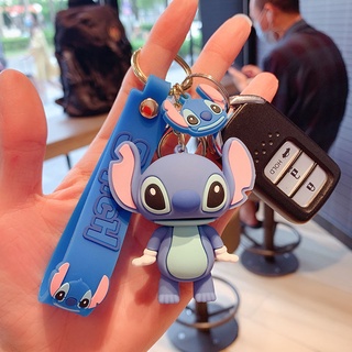Chaveiro De Desenho Animado Pingente Stitch Casal Presente Mickey