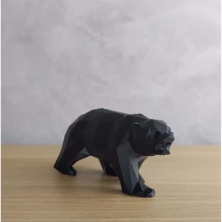 Urso De Wall Street Geométrico Pequeno