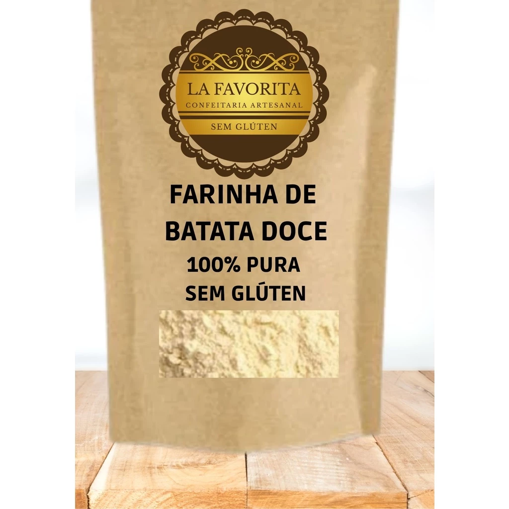 Batata Doce em Pó 1kg - PREMIUM - Eire Alimentos