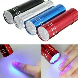 Mini Lanterna Portátil Led Ultra Violeta Seca Unha Gel Uv metal 6002