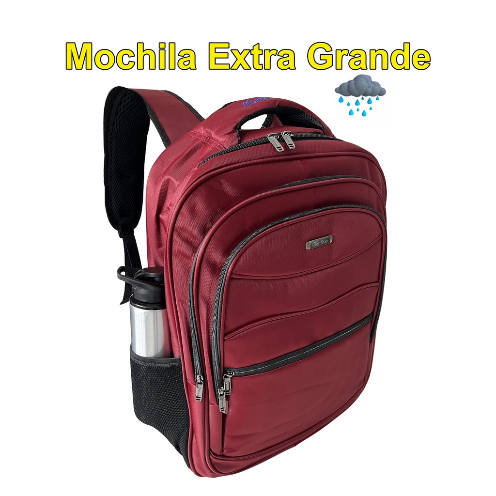 Mochila Mão VNINE Grande - Bege Unissex Viagem X-Large