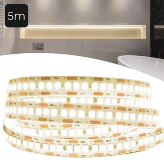 Fita Led 240led Por Metro 12v 3528 P/ Perfil 5 Metros Neutro Ip20