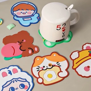 PORTA COPO SILICONE FOFO KAWAII PRESENTE CRIATIVO DIVERTIDO