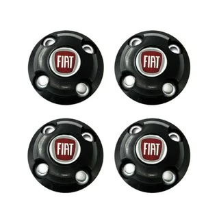 Jogo calota Calotinhas Central UNO /PALIO/FIORINO/SIENA p/ RODAS AROS 13,14 E 15 Logo vermelho Acompanha  - 8 Arruelas - em Oferta na Shopee