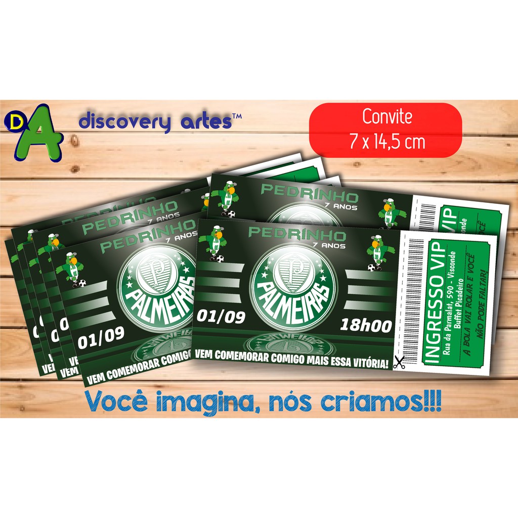 Convite do Palmeiras convites