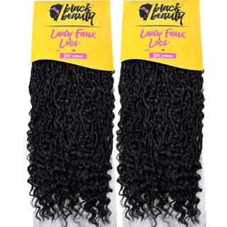 Faux Locs Lady - Black Beauty