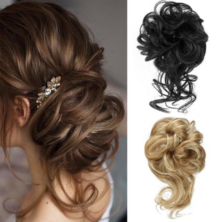 Penteado De Cabelo Cacheado Bagunçado Coque Extensão De Elásticos De  Cabelo, 1 Pçs Cacheado Ondulado Coque Sintético Pedaço De Cabelo Grampo De  Cabelo Coque Chignon Para Mulheres Meninas Puff Rabo