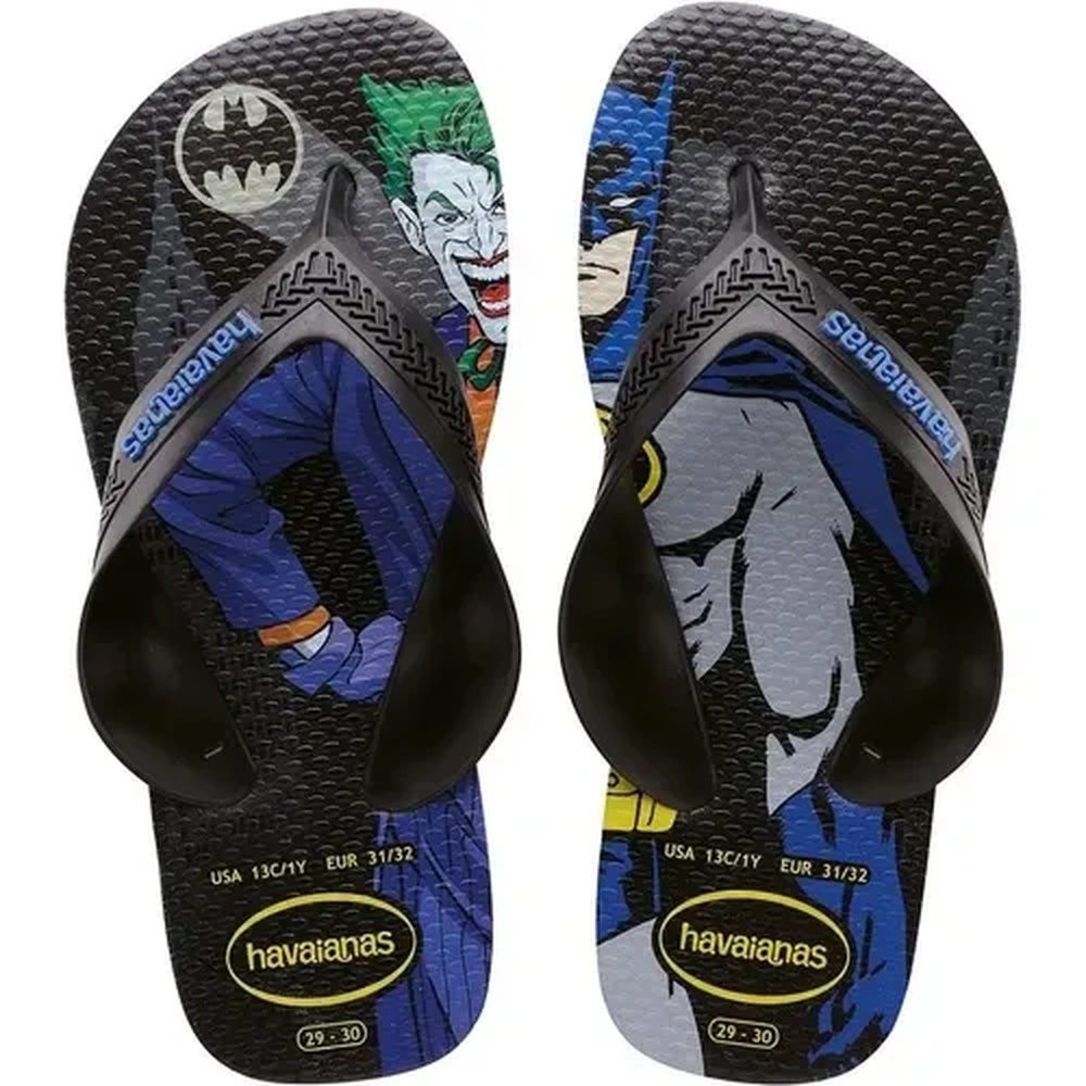 Chinelo infantil de menino Batman havaianas original Shopee Brasil