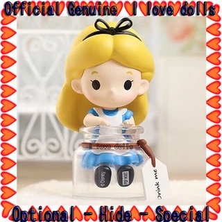 Bonecos Disney Alice No País Das Maravilhas POP MART Boneca [Genuína] Figuras fofas