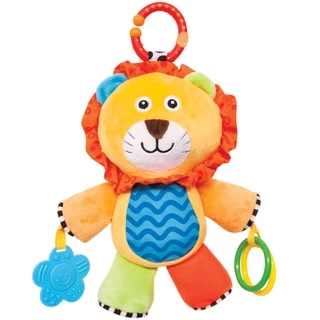 Brinquedo Leaozinho Pelúcia De Atividades Treme-treme 5912 - Buba