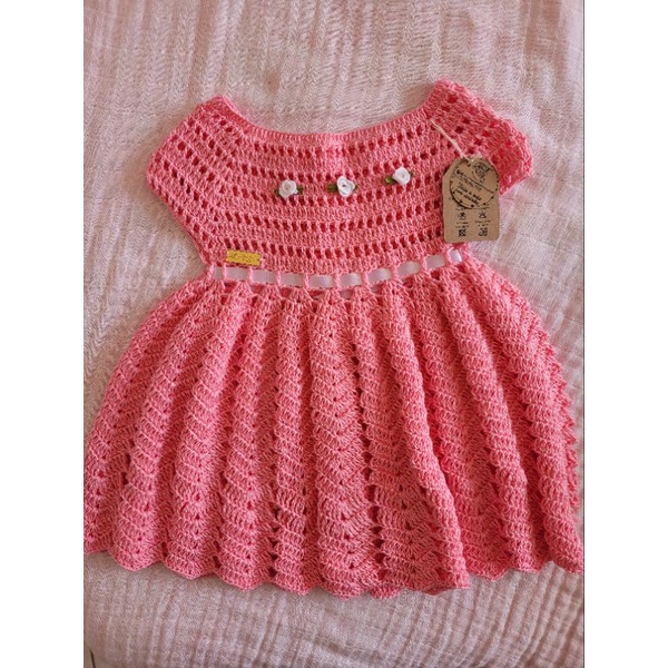 Imagem de vestido sales de crochê infantil