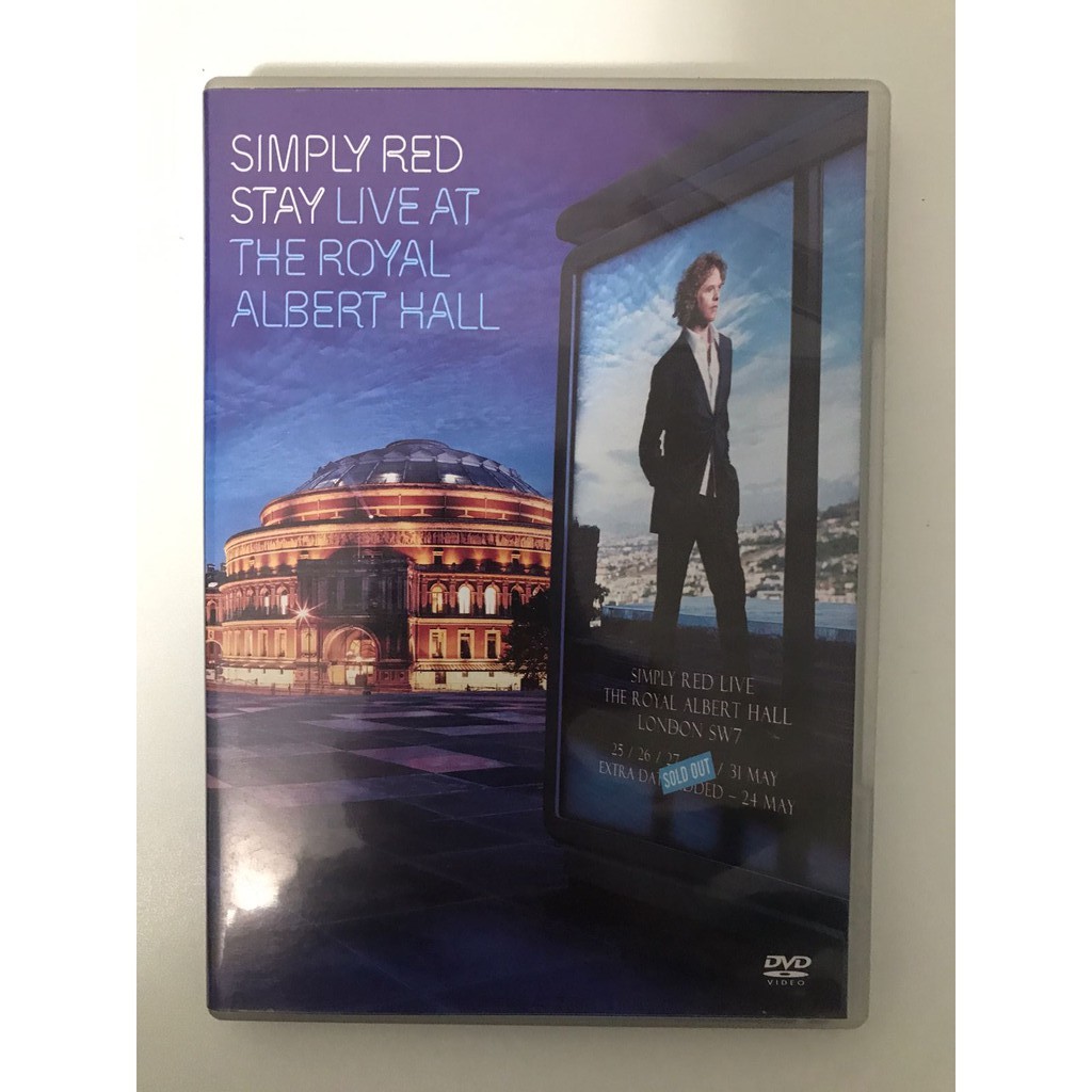 DVD SHOW Simple Red Stay live at the royal albert hall dvd