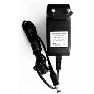 Fonte 13.5v 2a Adaptador P/ Microfone Plug P4