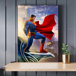 Quadro Decorativo Filmes Desenho Herois Superman Decorar