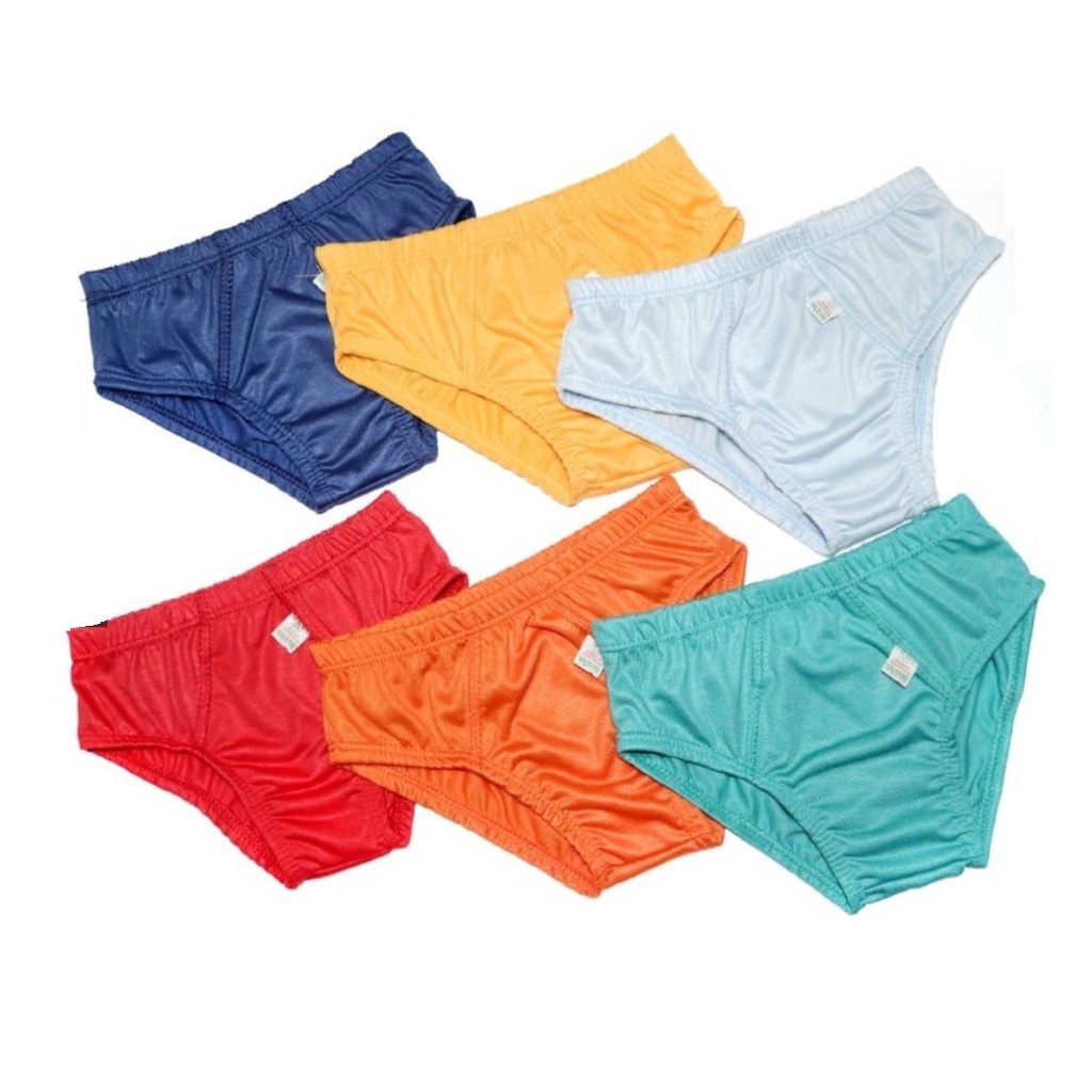 Cueca Menino Slip Lisa Cores Sortidas - Cruy Underwear