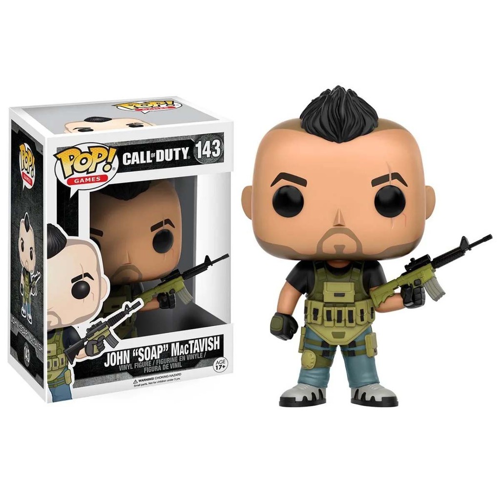 Funko Pop! Games: Call Of Duty - John Soap Mactavish #143