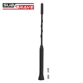 Haste para Antena de Teto Espiral Universal (20 cm) Rosca Interna 6mm - Acompanha adaptadores M6 e M5/M6