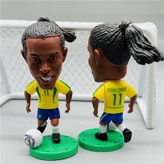 Soccerwe 6,5cm Altura Futebol Figuras 2022 Copa Mundial Brasil 11 # Ro ⊕ Ho Versão Móvel Doll Fan