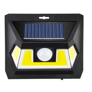 Luminária De Parede Energia Solar Com Sensor De Movimento Presença 54 Leds Bateria Lâmpada Luz À Prova D