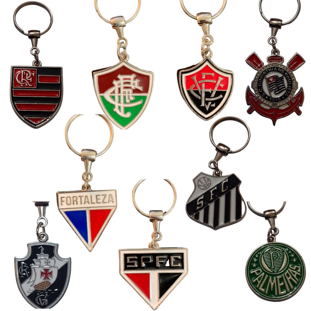 Chaveiro Metal Times de Futebol