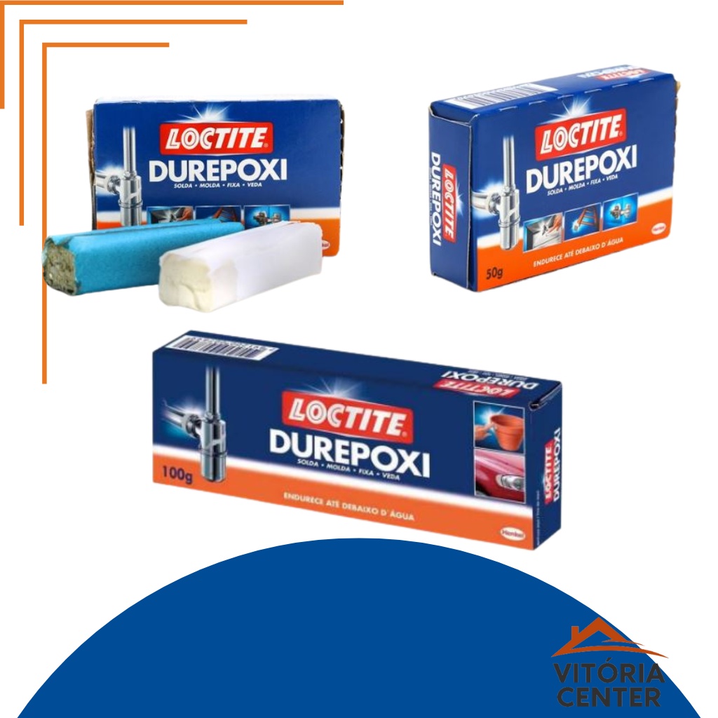 Adesivo Epoxi Durepoxi 50g e 100g Loctite | Shopee Brasil
