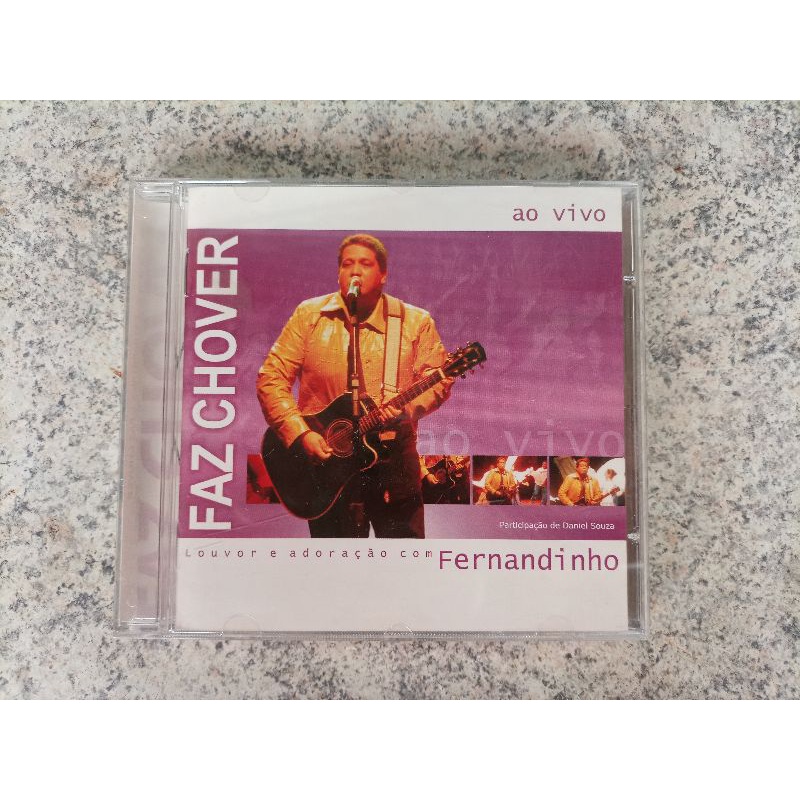 Dvd Faz Chover - Fernandinho - Lacrado