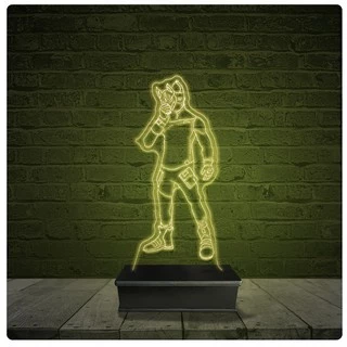 Led Luminária Acrílico Abajur - Fortnite Jogo 01