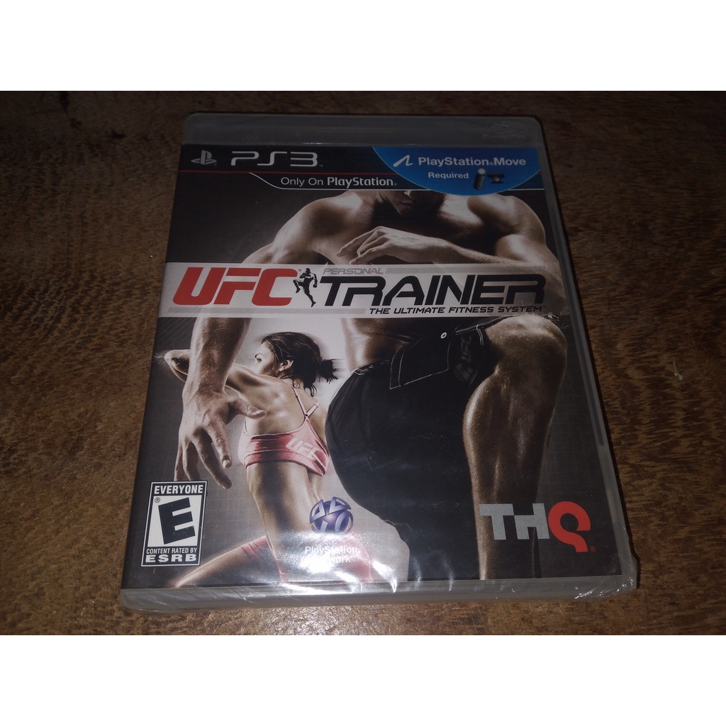 Jogo Ufc Personal Trainer E Leg Strap Move Ps3 Midia Fisica